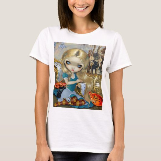 "ダリーの夢の中のアリス" Tシャツ (正面)