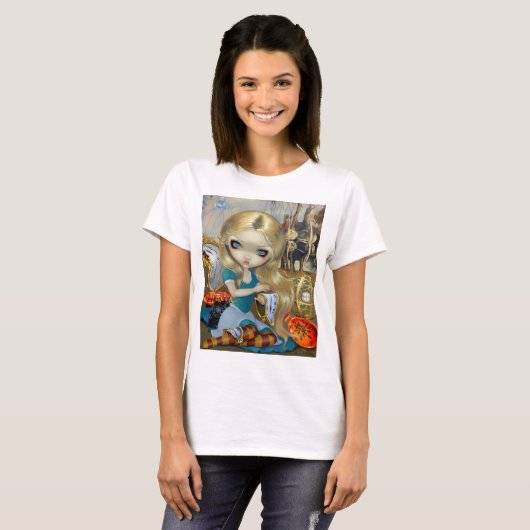 "ダリーの夢の中のアリス" Tシャツ (正面フル)