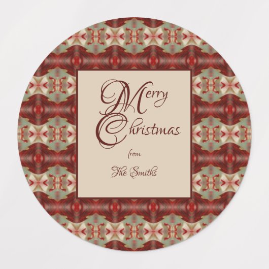 ダリークリスマス ラベル (デザイン2)