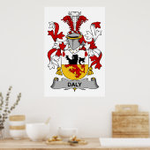 ダリー家紋 ポスター (キッチン)