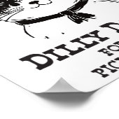 ダリ生まれドリーおもしろいカウボーイキャットY2kミーム ポスター (角)