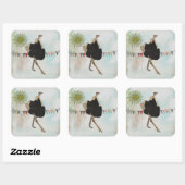 ダリ華美ヒ・サンシャイン・ステッカー スクエアシール (シート)