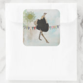 ダリ華美ヒ・サンシャイン・ステッカー スクエアシール (バッグ)