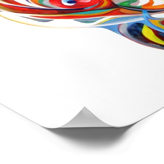 ダリ魚 ポスター (角)