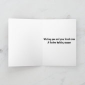 ダルおもしろいマの長いサッカのメキシコ産サボテン カード (内部)