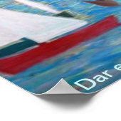 ダルエスサラアムヨットクラブセーリングレガッタポスター ポスター (角)