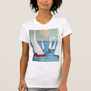 ダルエスサラームのヨットクラブ-航行のレガッタのワイシャツ Tシャツ