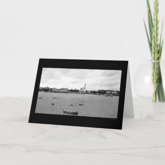 ダルエスサラーム、タンガニーカ1902年の水辺地帯 カード (正面)