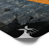 ダルカナスタイルリンカーンポートレート ポスター (角)