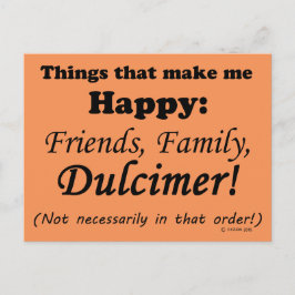 ダルシマーは私を幸せにする ポストカード