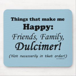 ダルシマーは私を幸せにする マウスパッド