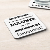 ダルシマーもっとも重要な楽器 コースター (左側)