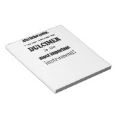 ダルシマーもっとも重要な楽器 ノートパッド (アングル)