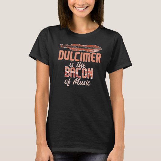 ダルシマーギターダルシマー Tシャツ (正面)