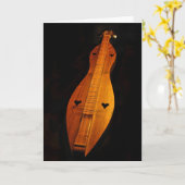 ダルシマー空白のカード カード (黄色い花)