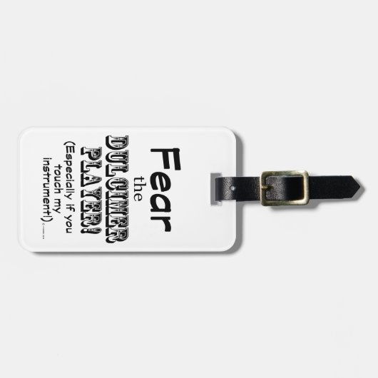 ダルシマー選手を恐れる ラゲッジタグ (正面横)