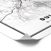 ダルスの地図 ポスター (角)