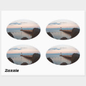 ダルスハーバーノースピアライトステッカーダルース 楕円形シール (シート)