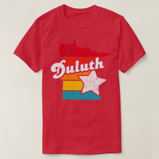 ダルスミネソタヴィンテージ動揺して土産2 Tシャツ (デザイン正面)
