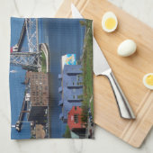 ダルス航空リフト橋キッチンタオル キッチンタオル (四つ折り)