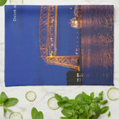 ダルス航空リフト・ブリッジ&ジョン・G・マンソン キッチンタオル (折り畳み)