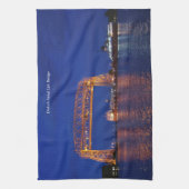 ダルス航空リフト・ブリッジ&ジョン・G・マンソン キッチンタオル (縦)