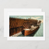 ダルス・スーペリアハーバーへの積込み鉱石 ポストカード (正面/裏面)