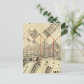 ダルス・郊外の概要地図 ポストカード (スタンド正面)