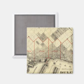 ダルス・郊外の概要地図 マグネット (正面/裏面)