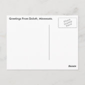 ダルス、MNハーバーチャート信号フラグ船 ポストカード (裏面)