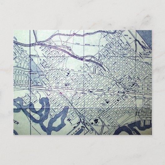 ダルス, MNヴィンテージマップ ポストカード (正面)