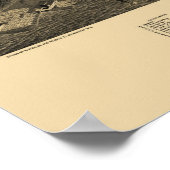 ダルスMNパノラママップ – 1887 ポスター (角)