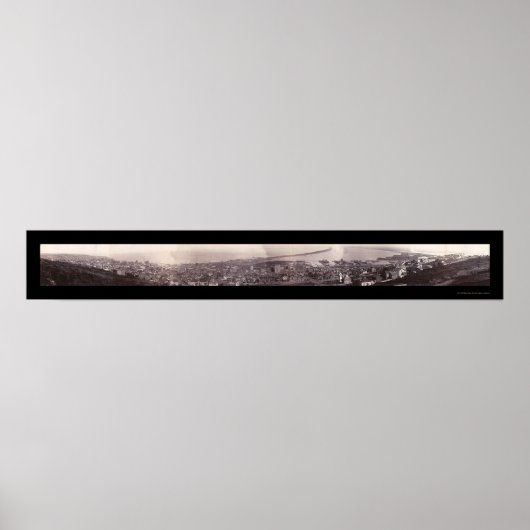 ダルスMNパノラマ写真1886 ポスター (正面)