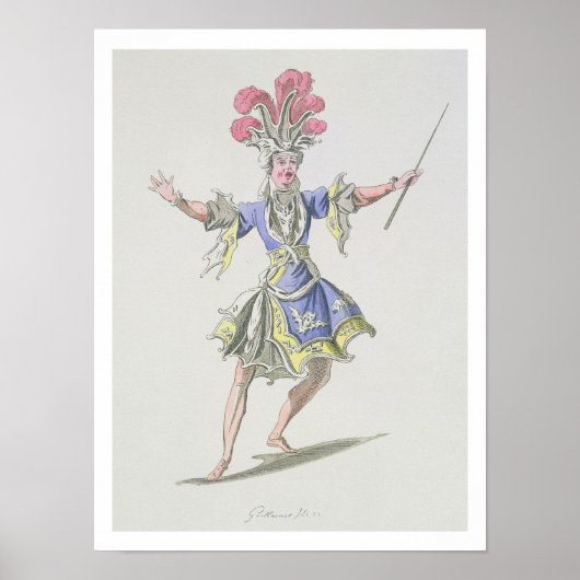 ダルダヌスの魔術師の衣装デザイン ポスター (正面)