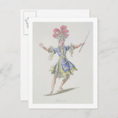 ダルダヌスの魔術師の衣装デザイン ポストカード (正面/裏面)