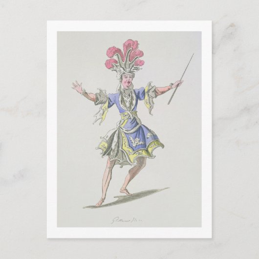 ダルダヌスの魔術師の衣装デザイン ポストカード (正面)