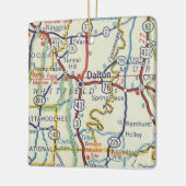 ダルトングルジアヴィンテージマップセラミックオーナメント セラミックオーナメント (左)