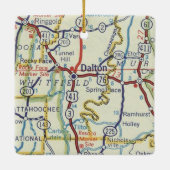 ダルトングルジアヴィンテージマップセラミックオーナメント セラミックオーナメント (裏面)