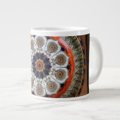 ダルトン王室の·キプロスのパターンが驚くほどのマグマを作る ジャンボコーヒーマグカップ (正面右)