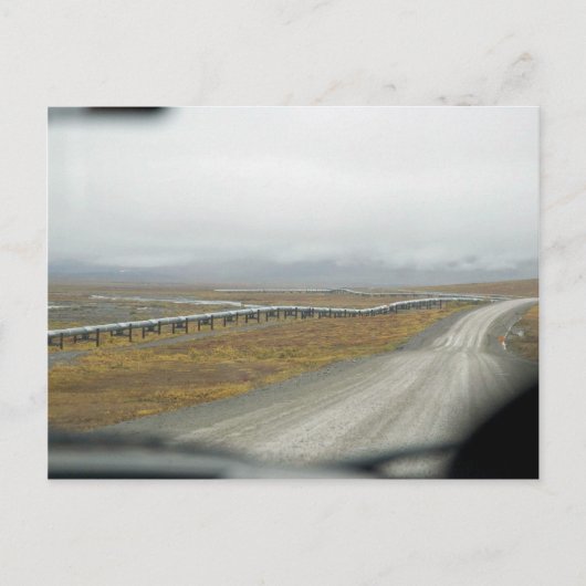 ダルトン高速道路を運転する ポストカード (正面)