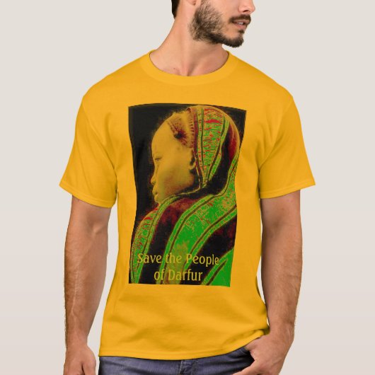 ダルフールの女性 Tシャツ (正面)