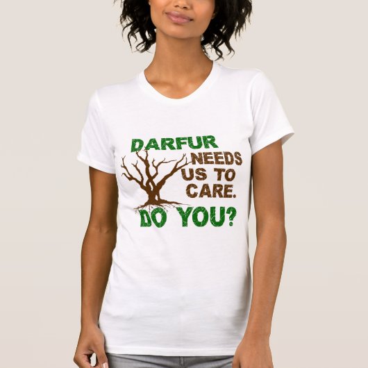 ダルフールの認識度 Tシャツ (正面)