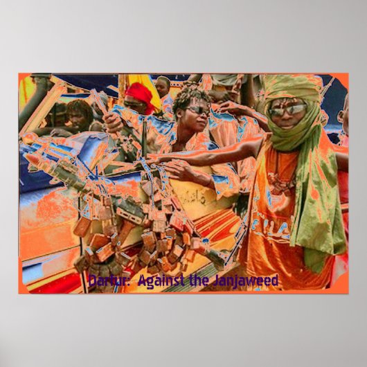 ダルフール：ジャンジャウィード2世に対して ポスター (正面)