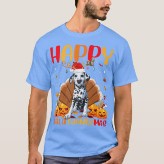 ダルマおもしろいティアン犬の恋人ハッピーダルマティアンハローサ Tシャツ