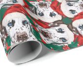 ダルマおもしろいーチのクリスマスパターン ラッピングペーパー (ロールコーナー)