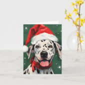 ダルマのクリスマスブ絵画ラシのアートワーク カード (黄色い花)