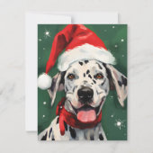 ダルマのクリスマスブ絵画ラシのアートワーク シーズンカード (正面)