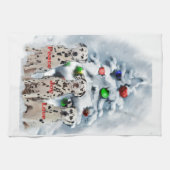 ダルマのクリスマス キッチンタオル (横)