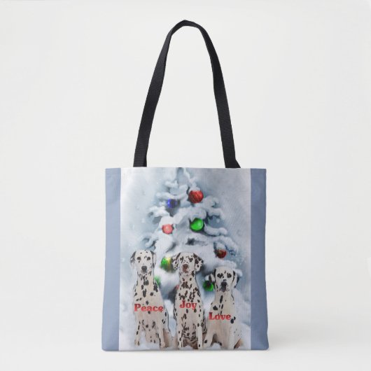 ダルマのクリスマス トートバッグ (正面)