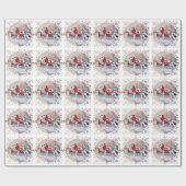 ダルマのクリスマス ラッピングペーパー (フラット)